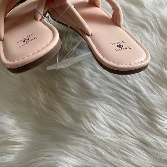 SHADE & SHORE NWT Blush Sandals - Picture 6 of 11